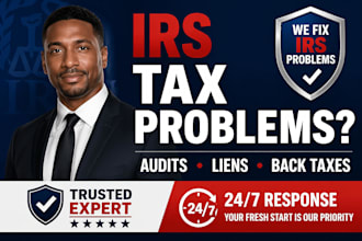 provide irs tax resolution, audit representation, and lien removal