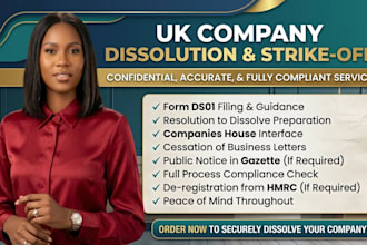 do UK company dissolution and strike off from companies house