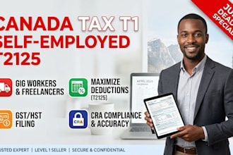 file your canada self employed tax t2125 and gst hst return