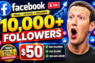 buy 10,000 facebook followers fast, organically