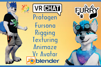 create a custom vrchat avatar with physbones, quest compatibility, and rigging