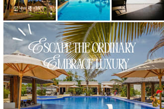 create premium travel and resort social media ads that attract bookings