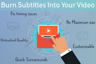 burn subtitles into your video