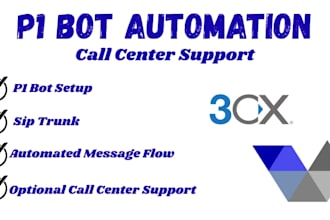 setup p1 bot, IVR, auto calling system and voip integration