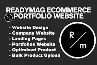 customize readymag portfolio website and fix mobile responsive template