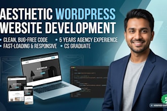build a responsive and aesthetic wordpress website for your business