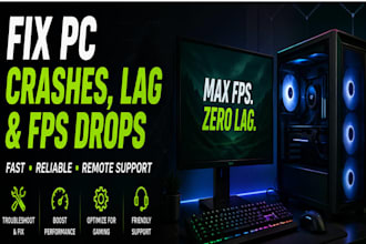 fix your PC crashes, lag, and gaming performance issues