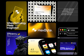 create a high end brand identity