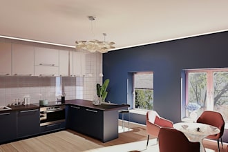 do photorealistic 3d interior rendering for house and apartment