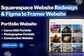 squarespace website redesign figma to framer website design framer landing page