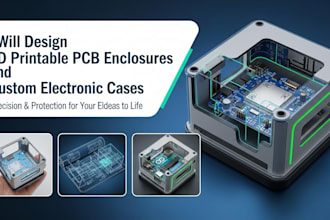 design 3d printable pcb enclosures and custom electronic cases
