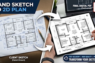 redraw your floor plan in PDF professionally and fast