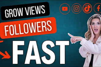 promote your instagram, facebook post, tiktok, grow follower and engagement