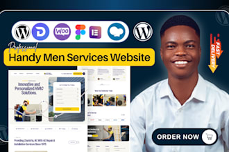 design handyman website, hvac website, plumbers website, electricians website