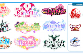 design a logo for vtuber and streamer
