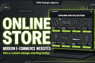 build a custom ecommerce store with admin panel for your business