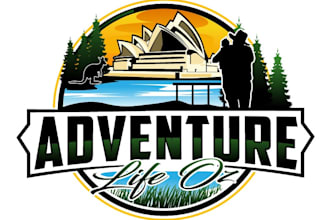 design professional amazing adventure logo