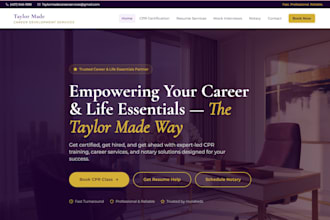 design a premium website for you