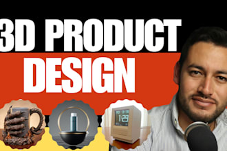 do 3d cad modeling product design, wearable and industrial prototype development