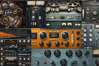 design modern audio plugin gui UI UX for vst au daw plugin