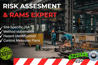 prepare professional risk assessment and method statements rams