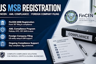 do US msb license registration with fincen, aml compliance