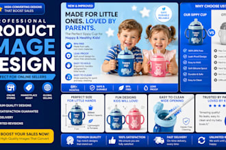 do amazon listing images design, amazon infographic, product listing images