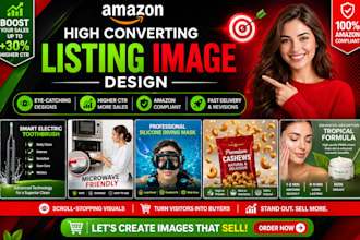 do amazon listing images design, amazon infographic, product listing images