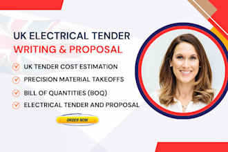 do electrical takeoff cost estimation, boq, uk tender bid proposal