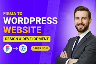 convert figma, PSD, xd to wordpress using elementor pro, acf