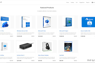 develop a professional sales system with PHP and mysql