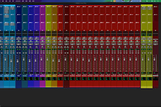 do audio mixing for publish at streaming platform