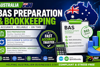 prepare bas australia gst fix errors bookkeeping catch up help