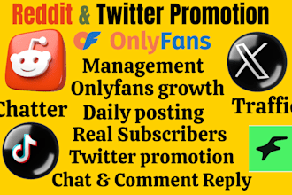onlyfans promotion business website marketing ai model fanvue management chatter