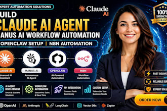 build claude ai agent manus ai workflow automation openclaw setup n8n automation