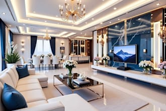 do realistic 3d interior architectural rendering for houses, buildings property