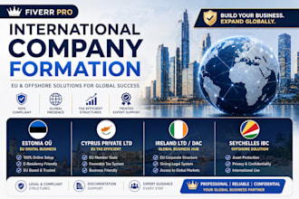 register estonia ou cyprus ireland ltd and seychelles ibc