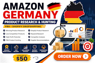 amazon germany fba product research product hunting shopify dropshipping