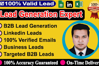 build b2b business leads, lead generation and linkedin leads