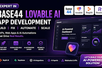 build readdy base44 lovable ai app mvp replit ai automation expert