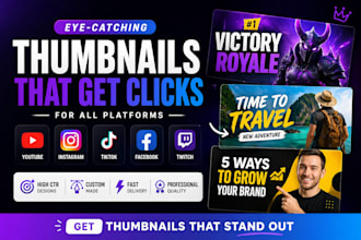 design eye catching thumbnails