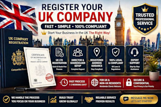 register your UK company and handle full business setup
