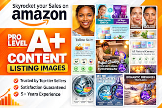 design amazon a plus content and listing images