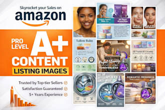design amazon a plus content and listing images