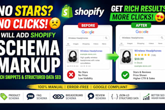 add shopify product schema markup rich snippets json ld structured data