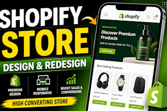 create a shopify store for your online business