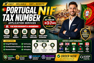 apply portugal nif tax number remotely fast for non residents