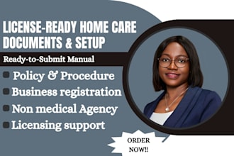 handle maryland home care policy and procedure manual for licensing approval