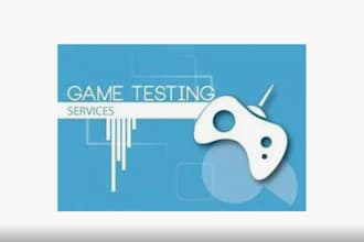 test your game and provide professional UX feedback