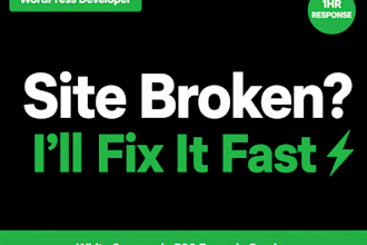 fix wordpress white screen of death, 500 error, and broken site issues